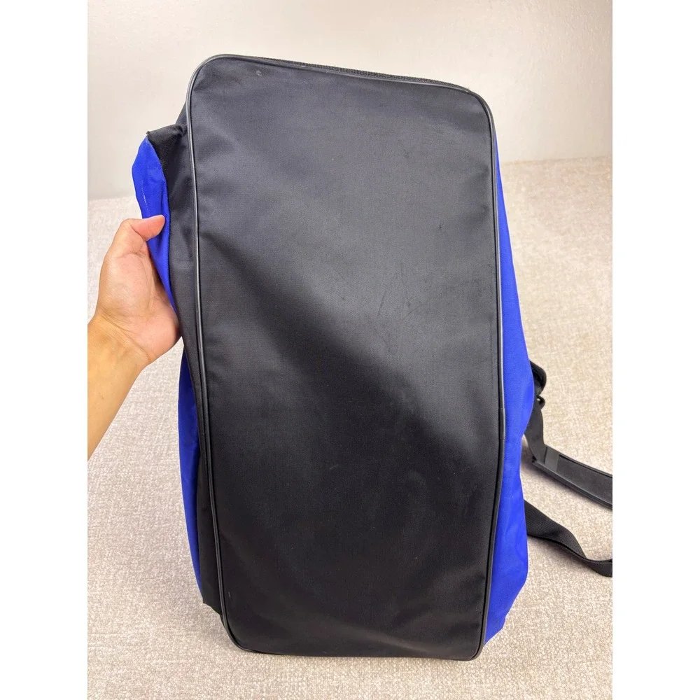 Polo Sport Ralph Lauren Blue Duffel Bag Gym Travel Mesh Pocket Vintage Style